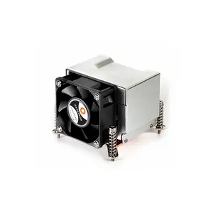Dynatron K21 Datora dzesēšanas sistēma Procesora dzesētājs 6 cm Melns Sudrabs