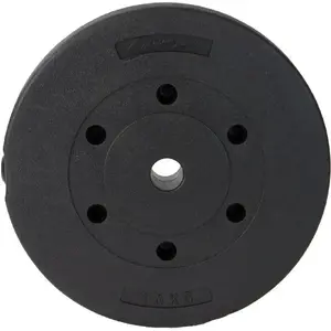 Weight plate ENERO FIT Weight Plate Eb Fit 10 kg Black FI 28 — 10 kg, black, inner diameter 28 mm
