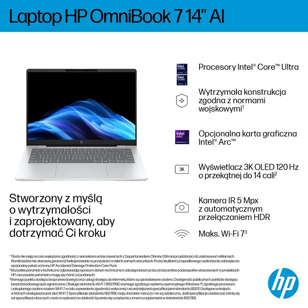 Ноутбук HP OmniBook 7 AI 14-fr0003nw Photo 17
