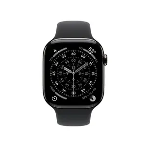 Смарт‑часы Apple Watch S11 42 мм с сотовой связью, спортивный ремешок чёрный