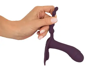 Panty vibrator beau cœur Ariva Comfortable Fit — triple-motor, rechargeable, silicone, total length 11.7 cm, insertion 10 cm
