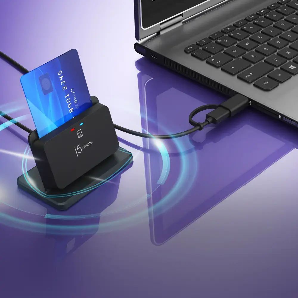 USB Smart Card Reader j5create JUR261 Photo 9