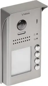 Door station VIDOS S1104A Four-Family 13120 — intercom panel for 4 apartments