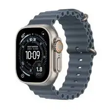 Смарт‑часы Apple Watch Ultra 3 GPS + Cellular 49 мм корпус Natural Titanium с ремешком Anchor Blue Ocean