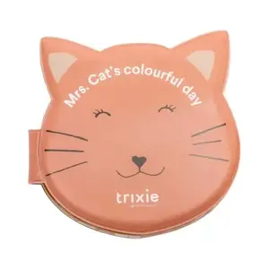 Мягкая развивающая книжка Trixie Cat для детей 6 мес.+ — тканевые страницы, шуршащие вставки, разные фактуры