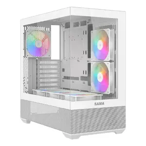 ATX Mid-tower Case DeepCool V40 White — Midi Tower, supports 2x120/140mm side, 1x120mm rear, 2.5/3.5" HDD, 235×453×450 mm