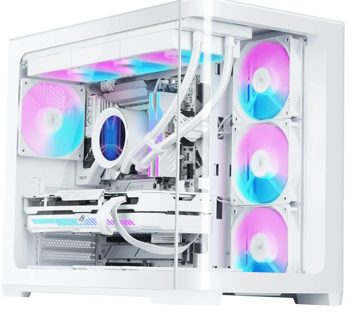 DeepCool V60 White Mid-tower korpuss Photo 5