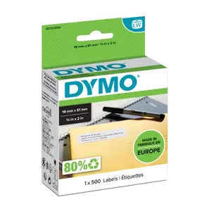 Самоклеящиеся бумажные принтерные этикетки newell rubbermaid DYMO Multi-Purpose Labels S0722550 19 x 51 мм 500 шт белые