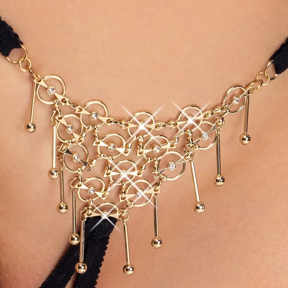 Трусики-стринг cottelli collection String Decoration S–L Photo 5