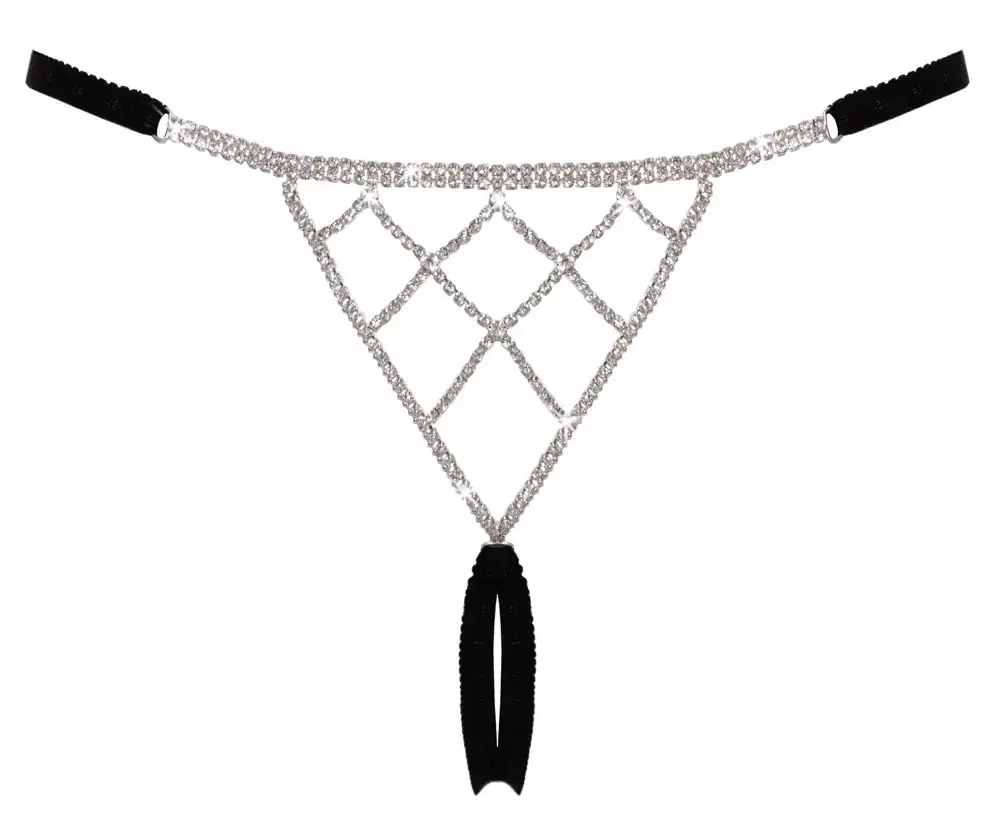 Cottelli Collection Трусики-стринг Rhinestones S-L Photo 5