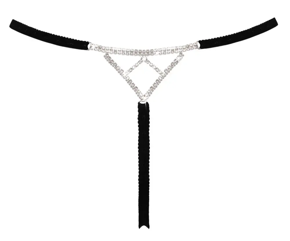 Cottelli Collection Трусики-стринг Rhinestones S-L Photo 6