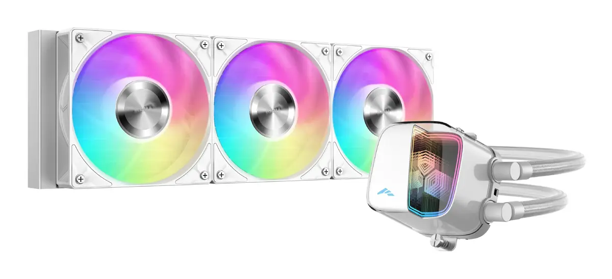 DeepCool SAMA Gears L70 White 360 mm AIO Photo 2