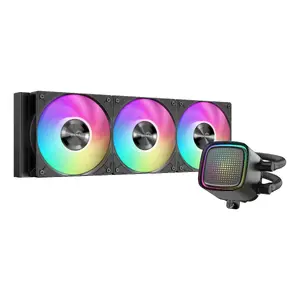 All-in-one liquid cooler DeepCool L50 360mm, 120mm fans, 800–2200 RPM, hydraulic bearing, black