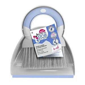 Table dustpan with brush YORK BACTERIA STOP model 36062110, compact tabletop cleaning set