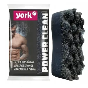Bath massage sponge YORK BEAUTY Butterfly Men — soft texture, ergonomic design