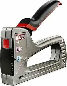 Hand tacker NOVUS J-25 turquoise — manual stapler for upholstery and general use