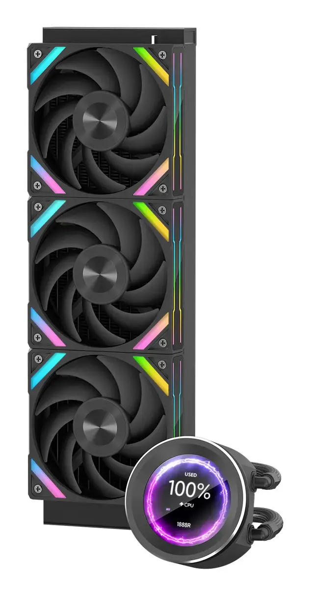 SAMA Gears Q60 Black 360 мм AIO Photo 4
