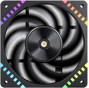 Кейс-вентилятор Jonsbo HF2-120 Reverse Blade PWM ARGB 120 мм чёрный, PWM, ARGB подсветка