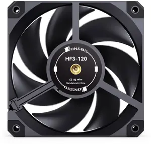 120mm case fan Jonsbo HF3-120 PWM, black, model HF3-120HB