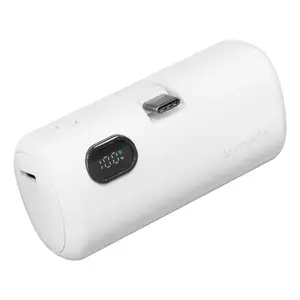 Power bank 4smarts 541657 5000 mAh Li‑Ion white USB‑C 2 ports PD 2.0 PPS Quick Charge 3.0 3.63 V