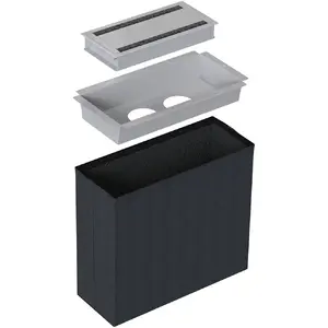 Аксессуар для монтажной коробки Forming Function Kondator 935-K200 серебристый/чёрный 1 шт