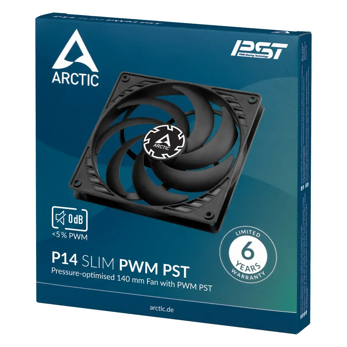 140 mm ventilators arctic cooling ARCTIC P14 Slim PWM PST Photo 6