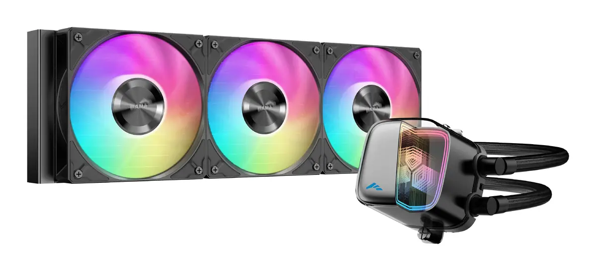 SAMA Gears L70 Black 360 мм AIO жидкостный кулер Photo 2