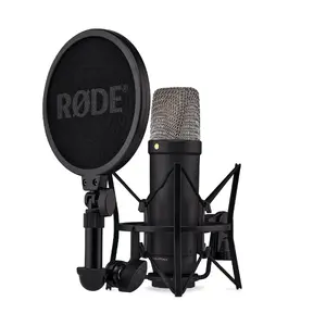 Studijas mikrofons RØDE NT1-A 5th Gen Black vads USB Type-C jutība -32 dB 20–20000 Hz 5 V