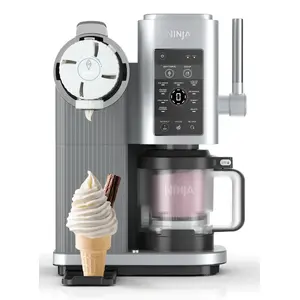Ice cream maker Ninja NC701EU 0.48 L 2 bowls 800 W Black/Silver BPA-free