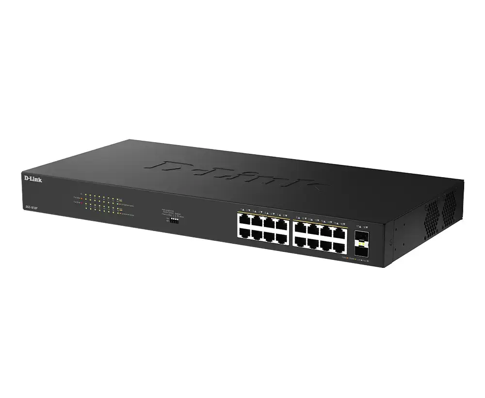 D-Link DGS-1018P/E 18-портовый Gigabit Unmanaged PoE коммутатор Photo 3