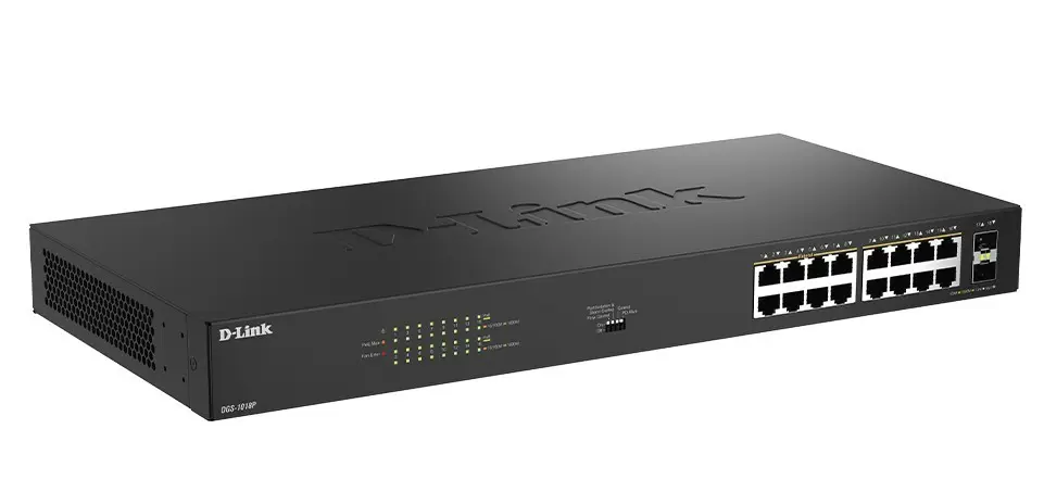 D-Link DGS-1018P/E 18-Port Gigabit Unmanaged PoE Switch Photo 6