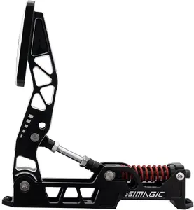 Clutch Pedal Simagic P2000 Black S447 – single-axis hydraulic-style sim racing clutch pedal