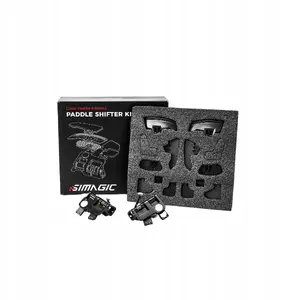 Shift paddle module Simagic S409 black — modular paddle add-on for Simagic wheels