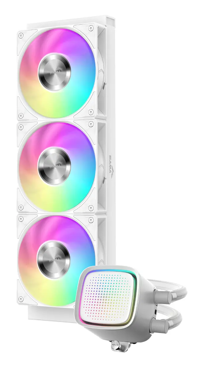 SAMA Gears L50 White 360 мм AIO жидк. охладитель ЦП Photo 2