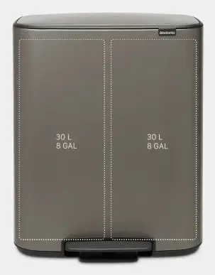 Brabantia 211546 taisnstūrveida tērauda konteiners Photo 3