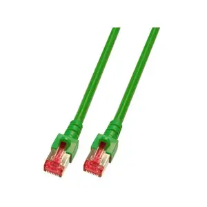 Network cable EFB K5514.0,15 Cat6 S/FTP (S-STP) green 0.15 m RJ-45 to RJ-45 5000 Mbit/s