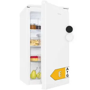 Freestanding fridge BOMANN VS 7255, 87 L, white, Energy class E, 85 kWh/year, 40 dB, 3 shelves