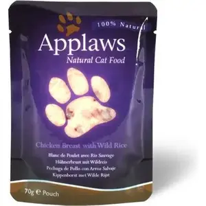 Влажный корм для кошек Applaws 70 г Курица с дикозерновым рисом, пауч