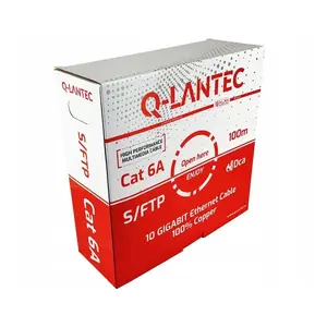 Кабель Ethernet S/FTP Alantec KIS6ALSOH100DQ 100 м — Cat6a, 10 Гбит/с