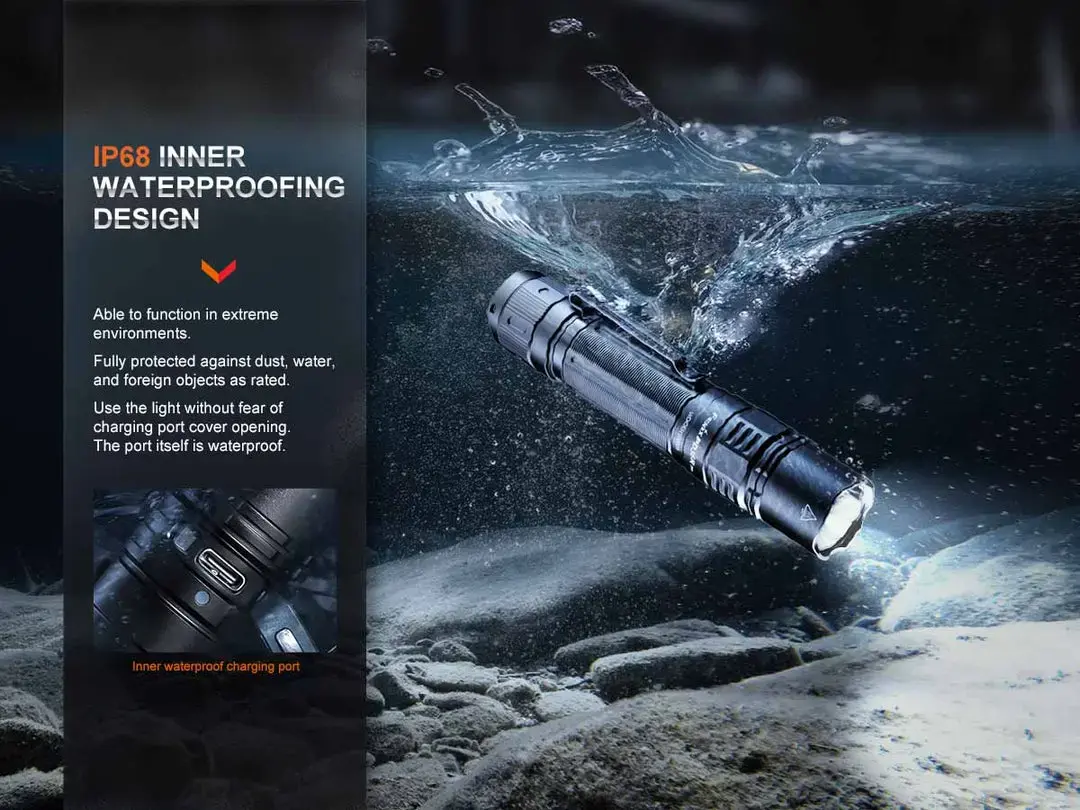 Ручной фонарь Fenix PD36PROBK USB Li‑Ion 5000 мА·ч Photo 13