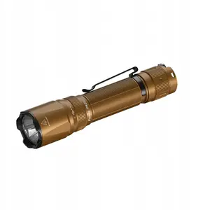 Tactical LED flashlight Fenix TK20R EU – compact rechargeable tactical torch, tan