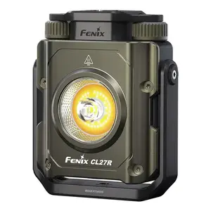 Flashlight Fenix CL27R Black with Green LED, 5000 mAh USB rechargeable, IP66, 180 m beam