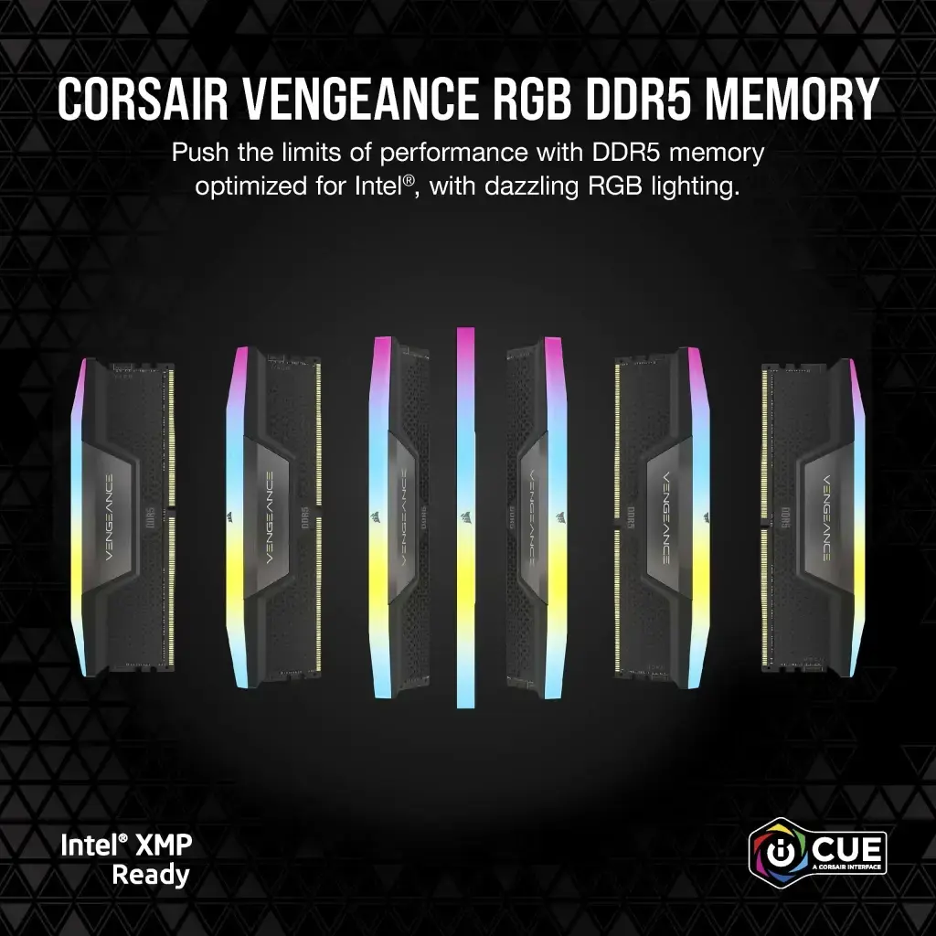 Atmiņas modulis CORSAIR Corsair Vengeance RGB CMH96GX5M2B7000C40 Photo 7