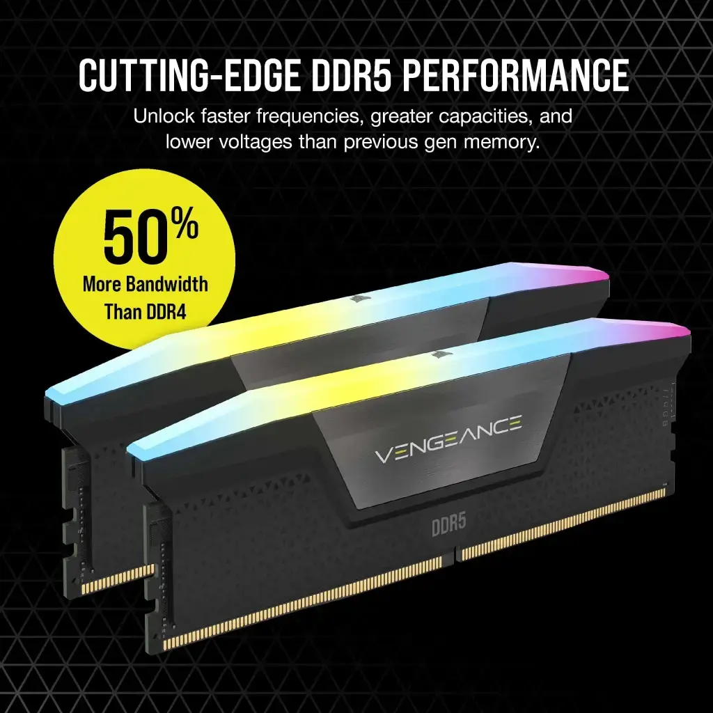 Atmiņas modulis CORSAIR Corsair Vengeance RGB CMH96GX5M2B7000C40 Photo 8