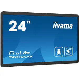 Монитор IIYAMA iiyama TW2424AS-B1 60,5 см (23,8") 1920 x 1080 сенсорный черный с динамиками и USB 2.0 хабом, VESA