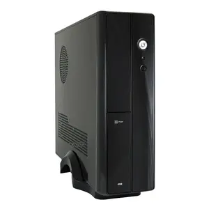 Computer case LC-Power LC-1400MI-300SFX Micro Tower Black supports 80 mm top fans, 3.5" HDD and 2.5" SSD, weight 3 kg