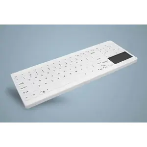 Keyboard Cherry Contour Design Active Key AK-C7412 Full-size wired USB QWERTZ membrane White for medical use