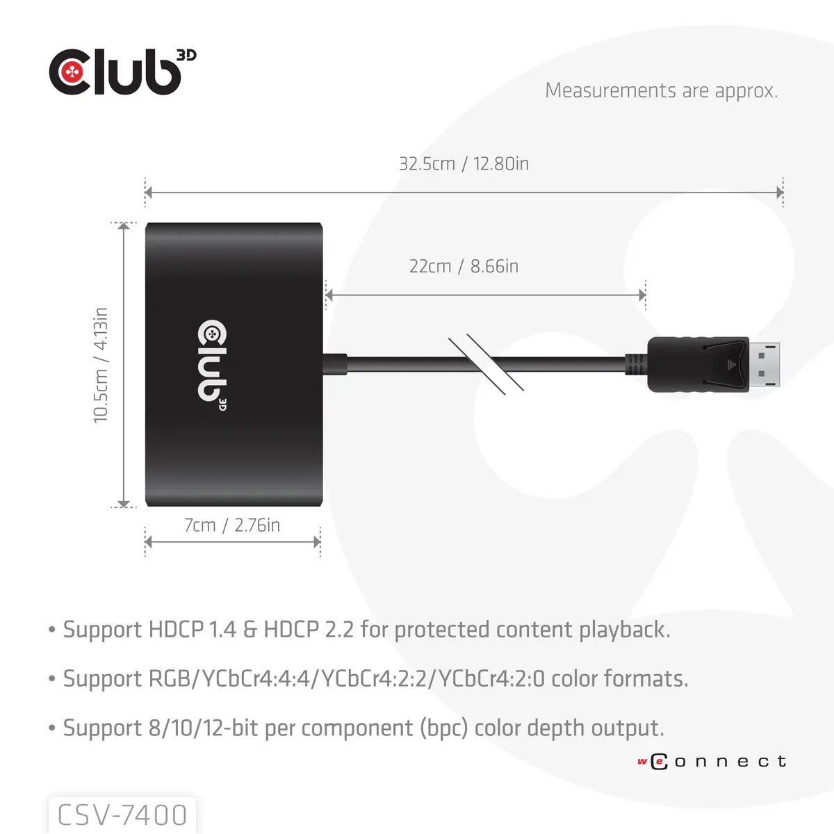 DisplayPort Quad Hub club 3d — 4×4K@30Гц MST Photo 3