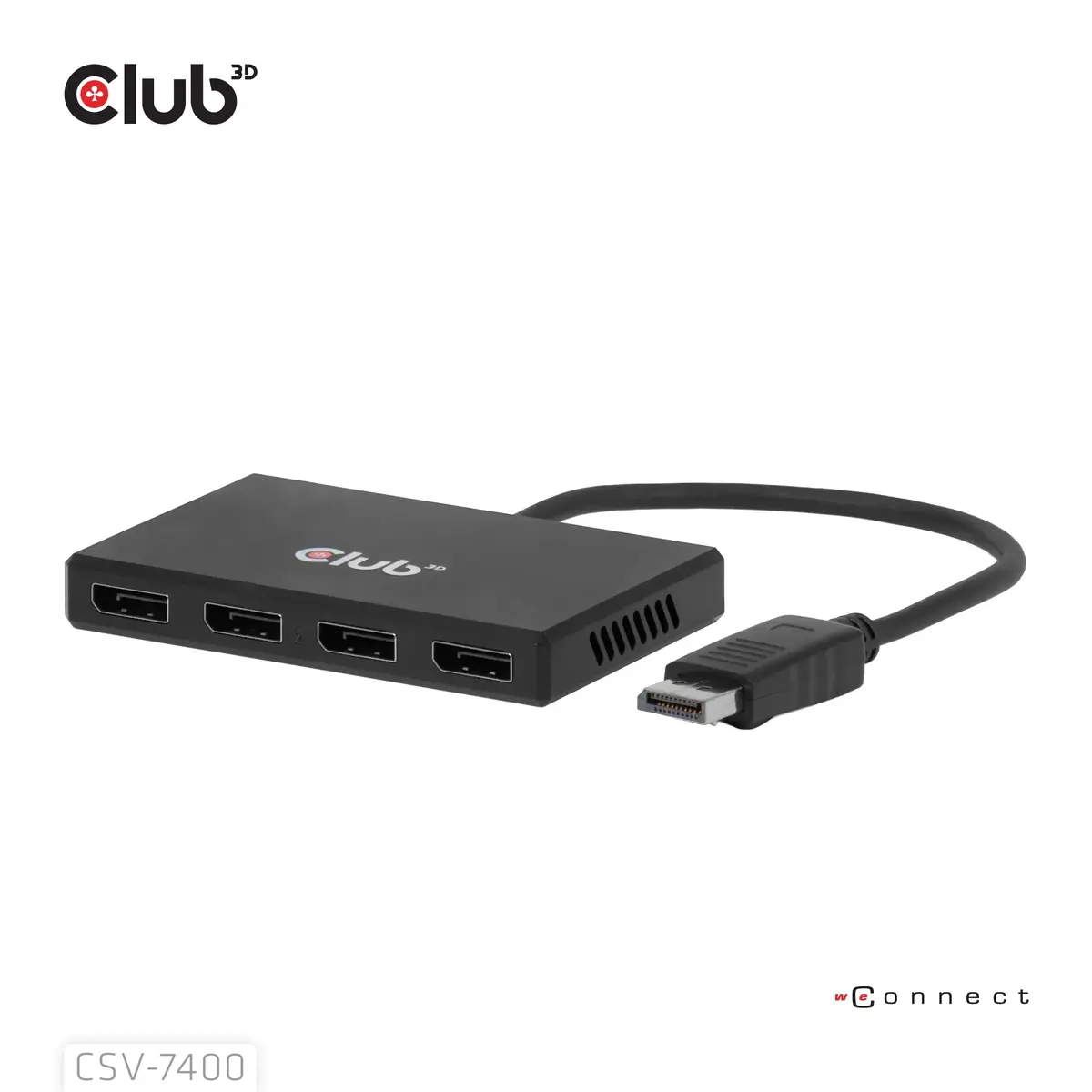 DisplayPort Quad Hub club 3d — 4×4K@30Гц MST Photo 5
