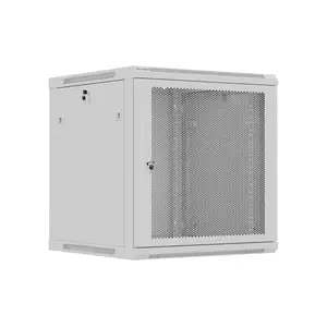 Lanberg Wall mounted installation cabinet 19" 12U 600X600 | WF01-6612-23S | Grey